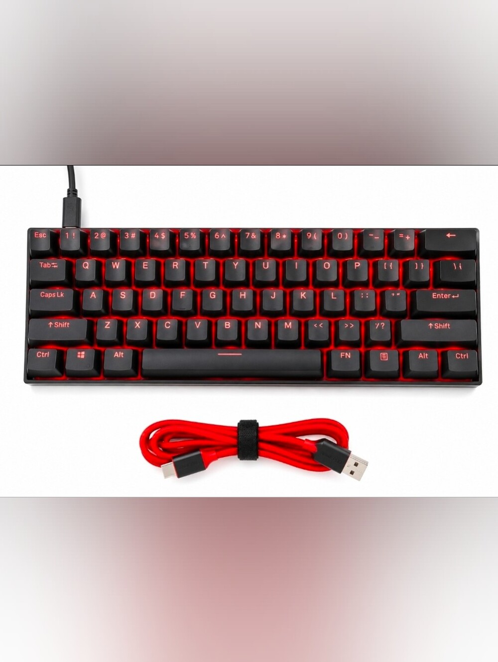 Anne Pro 2 60% Wireless Mechanical Gaming Keyboard RGB Bluetooth Gateron Brown
